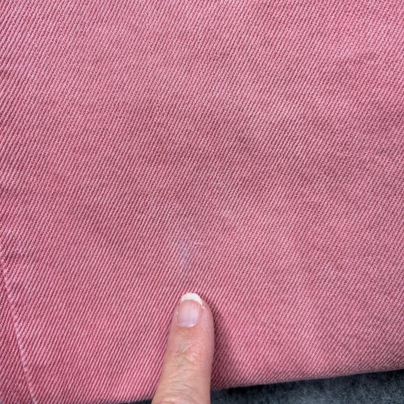 BDG Urban Outfitters High & Wide Jeans Women's Size 31 Relaxed Fit Pink Denim - Picture 9 of 15